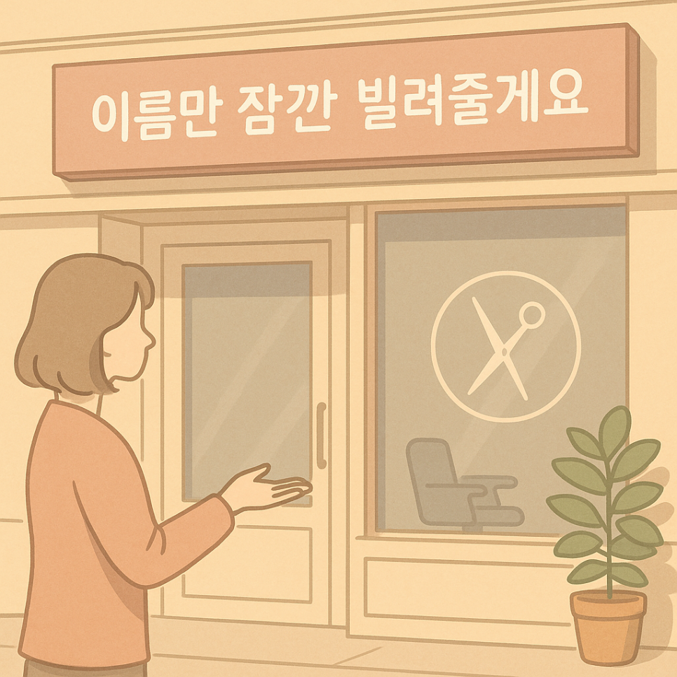 잠깐만 빌려줄게요..의 대가, 미용사 명의대여의 법적 위험